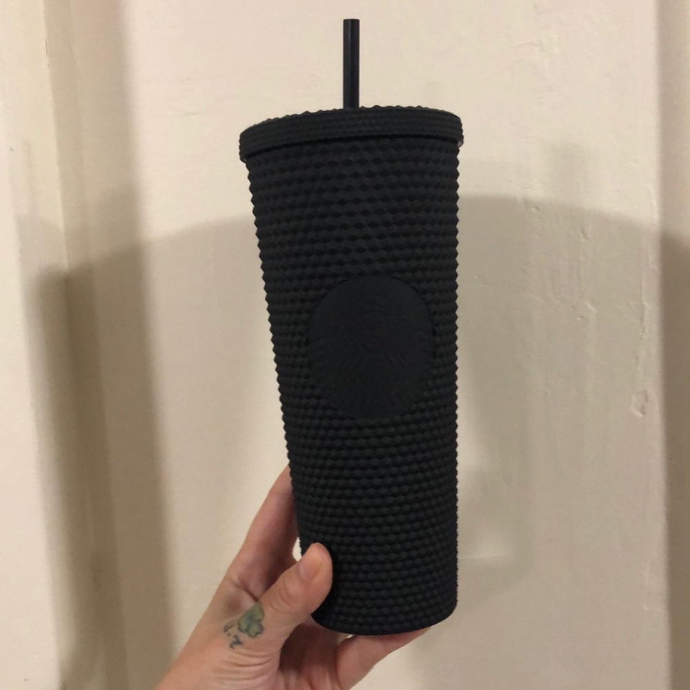 Starbucks Matte Black Studded Tumbler